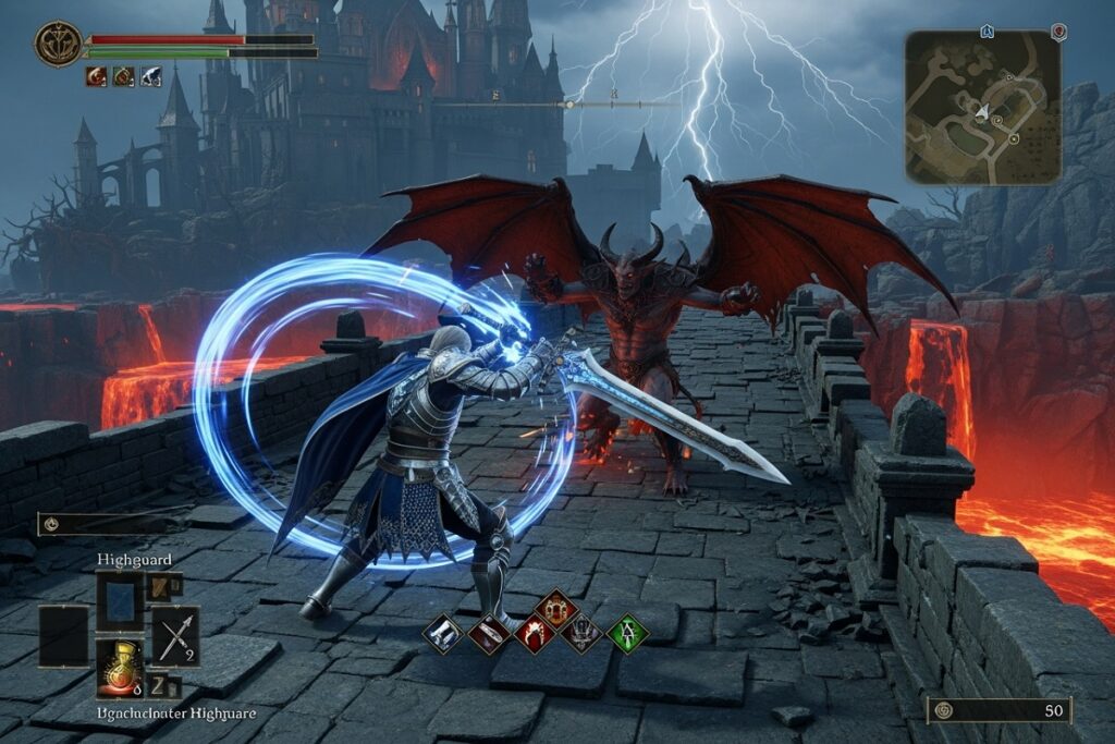 aperçu gameplay d’un jeu inspiré de Highguard