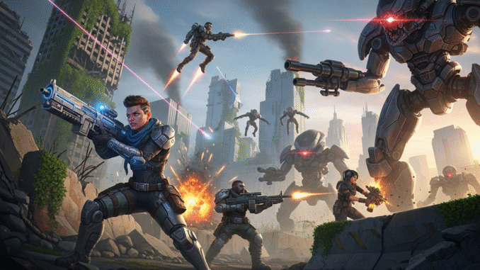 Gameplay d’un jeu de tir similaire à ARC Raiders