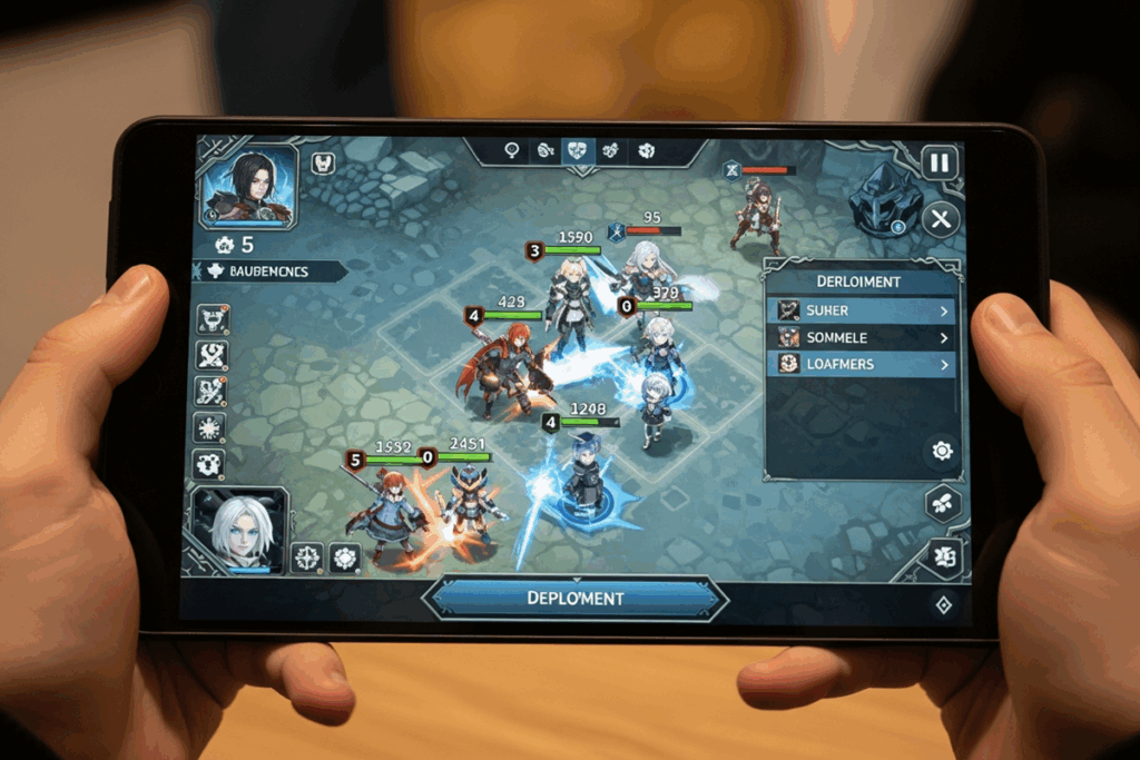 Gameplay d’un jeu comme Arknights