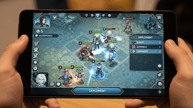 Gameplay d’un jeu comme Arknights