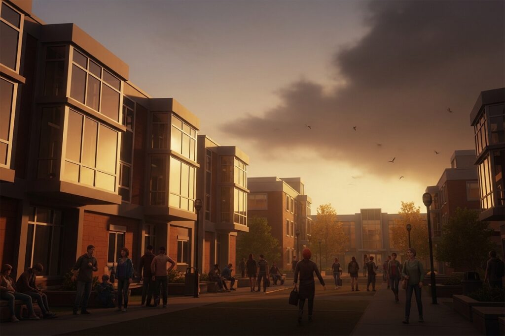 campus similaire à celui de Life is Strange: Reunion