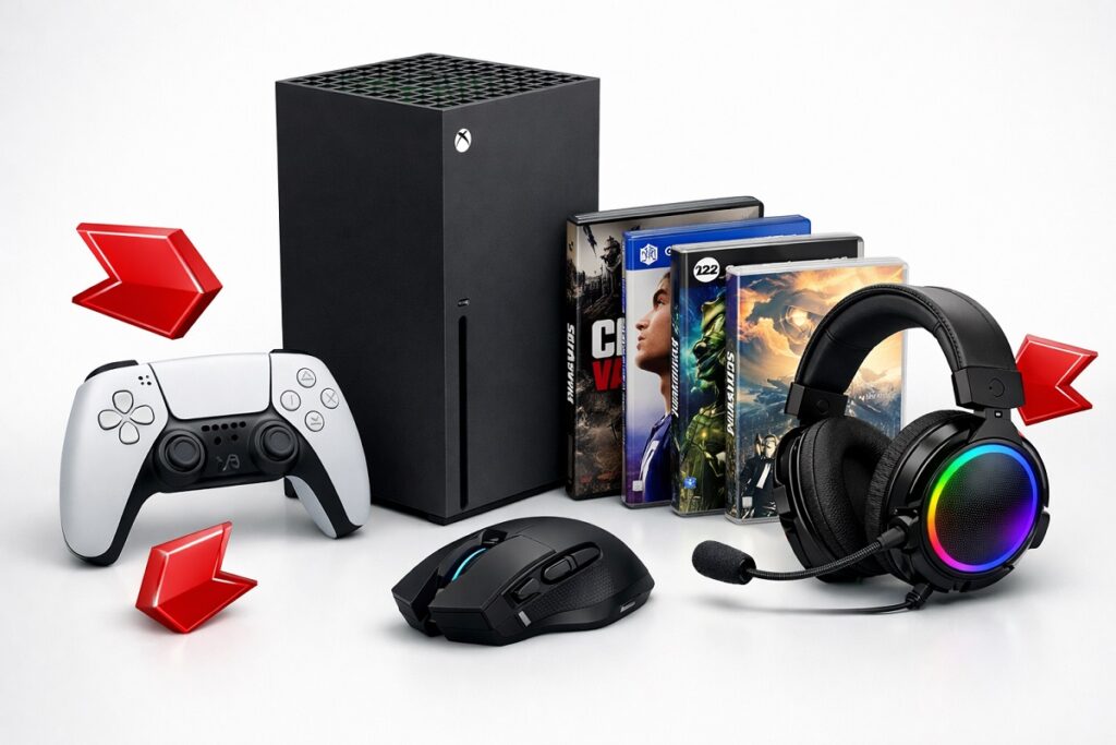 composition des produits gaming en soldes d’hiver 2026