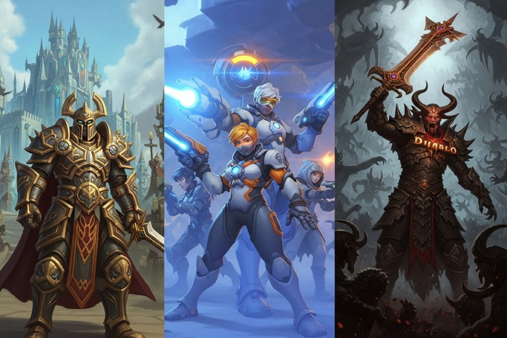 composition dynamique des jeux présentés par Blizzard