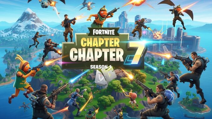 composition dynamique d’un jeu comme Fortnite Chapitre Sept Saison 1