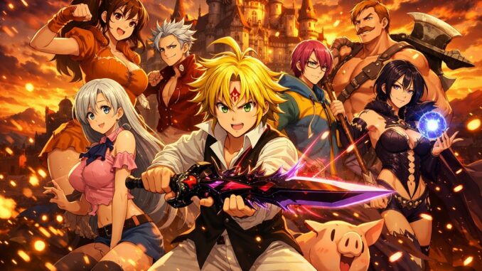 composition dynamique d’un jeu comme The Seven Deadly Sins: Origin