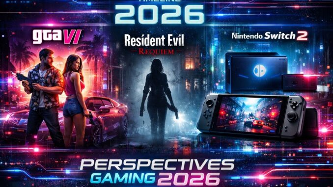 composition graphique des perspectives du jeu vidéo