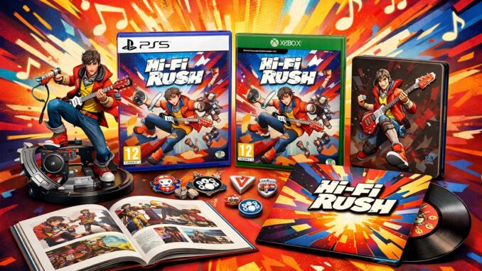 composition visuelle de Hi-Fi Rush