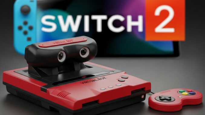 console inspirée de la Virtual Boy