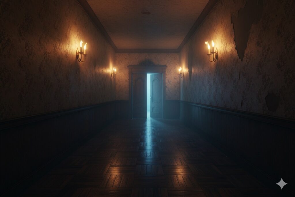 couloir de théâtre ancien inspiré deCrisol: Theater of Idols 