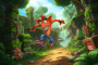 Un personnage gaming comme Crash Bandicoot