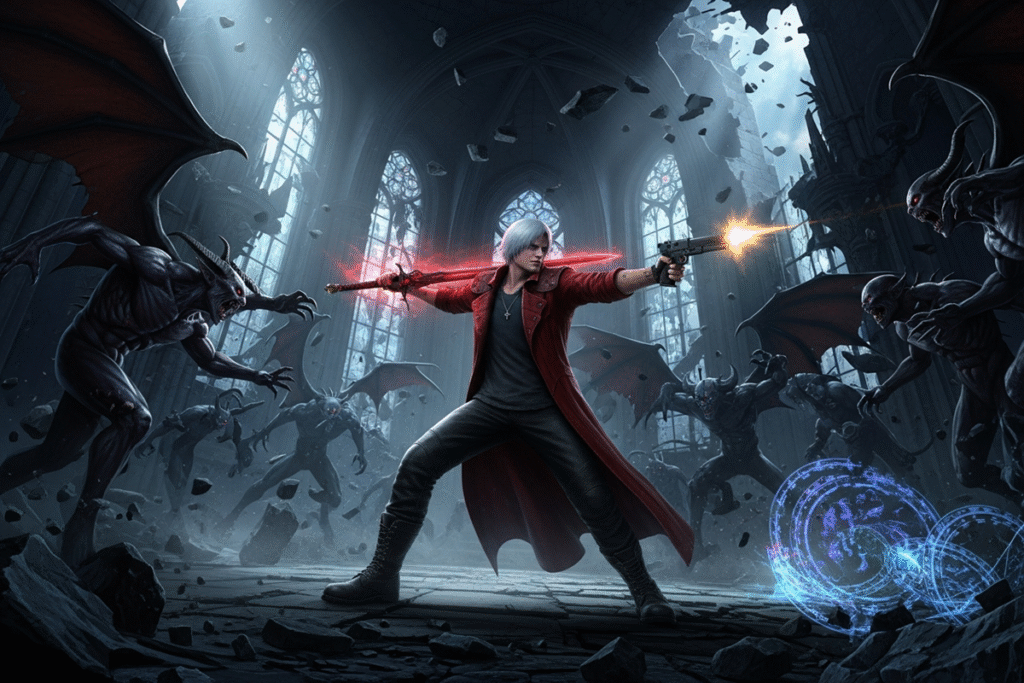 Gameplay d’un jeu comme Devil May Cry 5