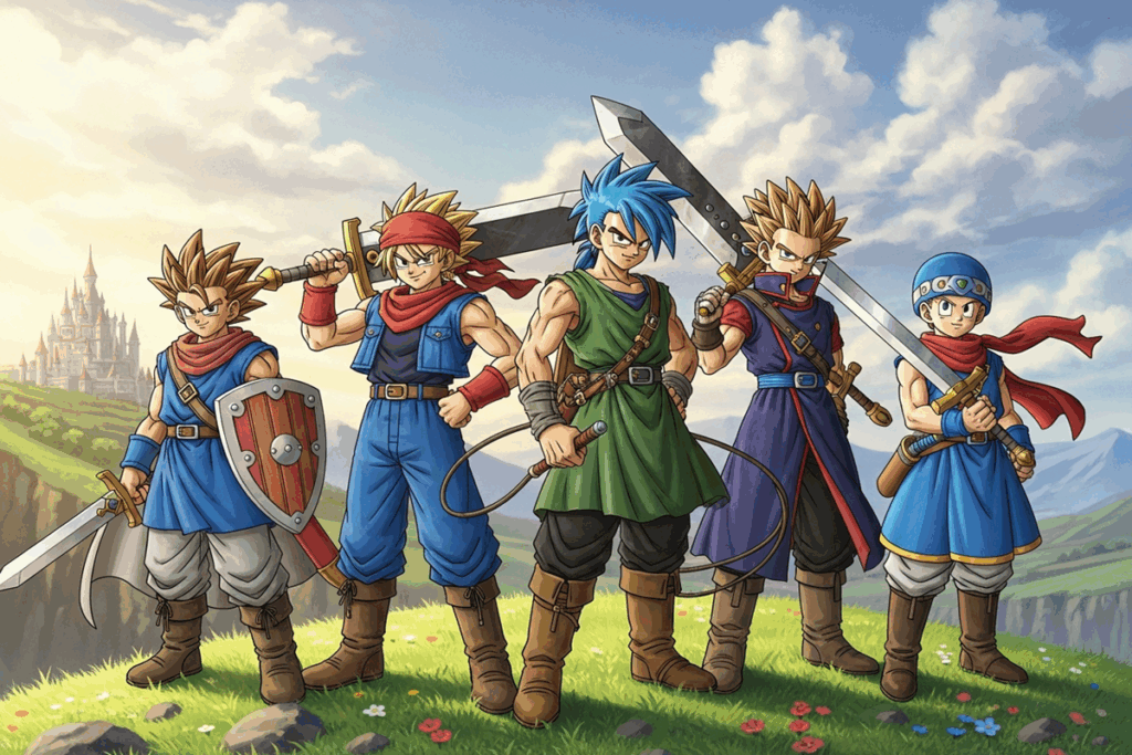 Héros d’un jeu comme Dragon Quest