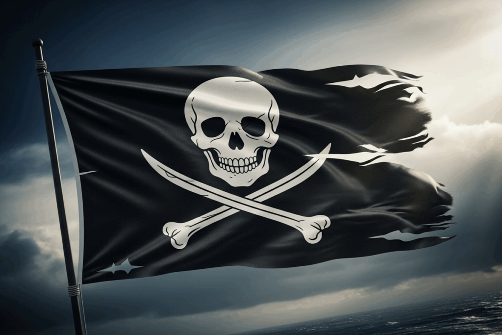 Un drapeau de pirates comme dans Sea of Remnants