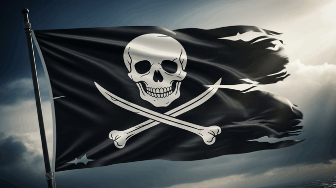 Un drapeau de pirates comme dans Sea of Remnants