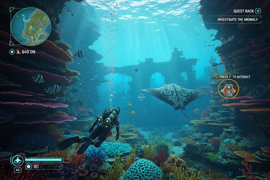 gameplay d’un jeu comme Tides of Tomorrow