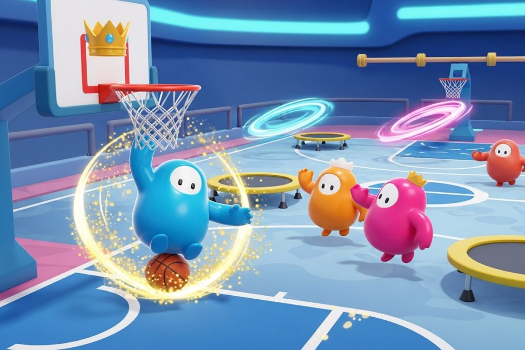 haricots colorés inspires de Fortnite et Fall Guys