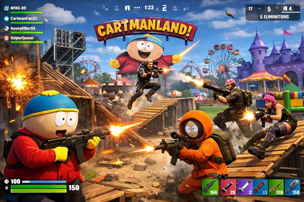 illustration d’un mode escouades comme Fortnite Chapitre Sept Saison 1