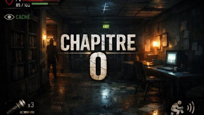 Interface du chapitre 0 de Resident Evil 4