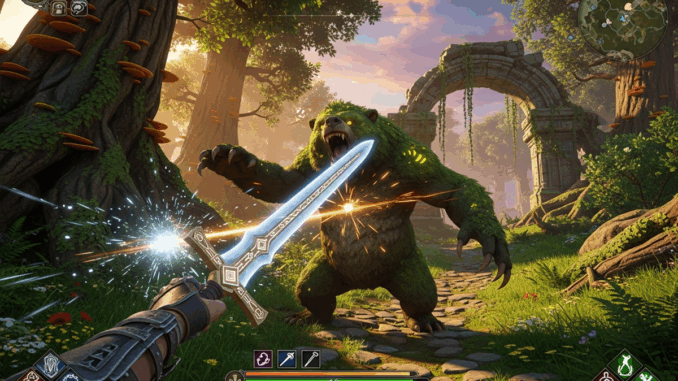 Gameplay d’un jeu similaire à Avowed