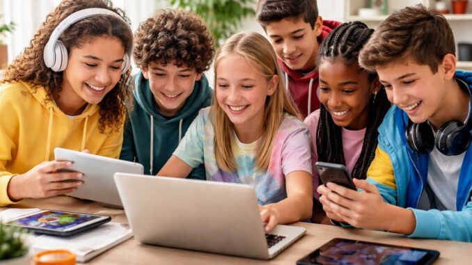 jeunes jouant à un jeu comme L'île aux 93 dragons