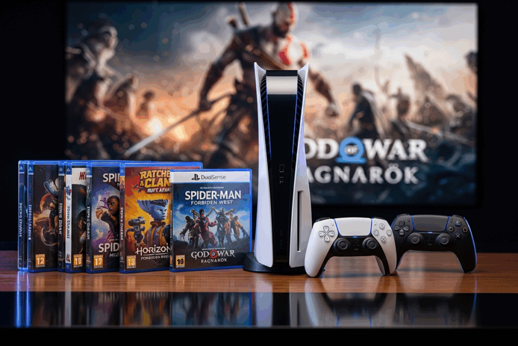 Des jeux vidéo sur PS5