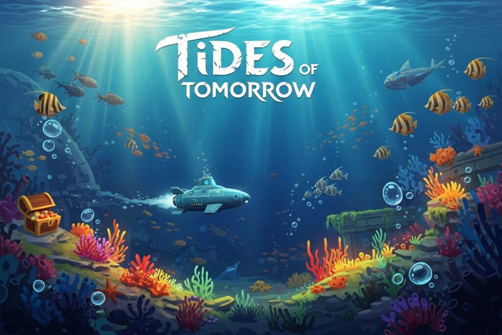 key art officiel d'un jeu inspiré de Tides of Tomorrow