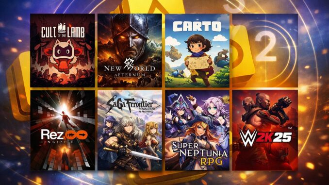 montage visuel des jeux quittant le PlayStation Plus Extra