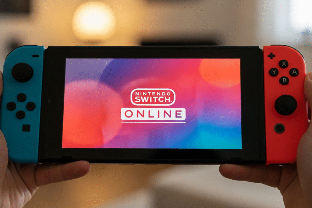 Une console avec Nintendo Switch Online