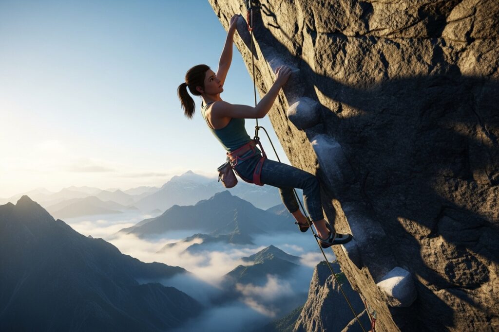 personnage comme celui de Aava dans Cairn