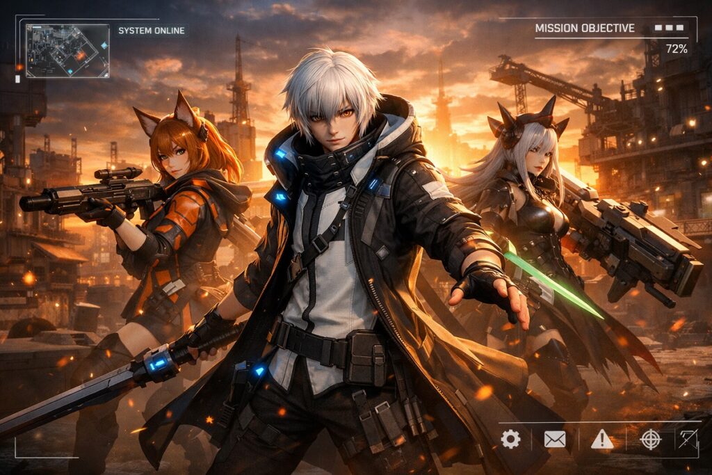 personnage comme celui de Arknights: Endfield