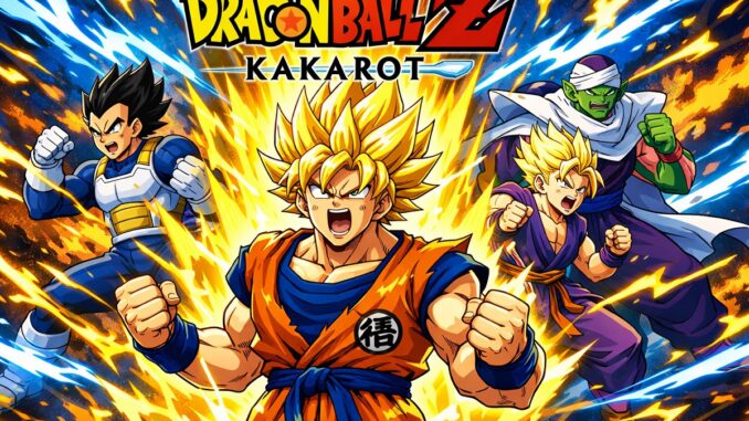personnage comme celui de Goku dans Dragon Ball Z : Kakarot