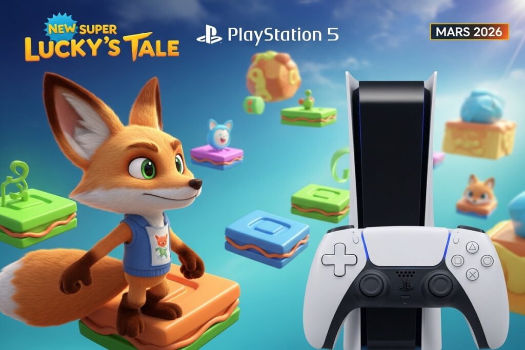 personnage inspiré de celui de New Super Lucky's Tale