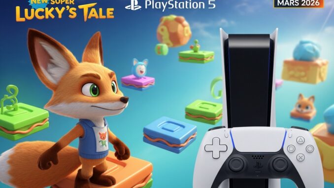 personnage inspiré de celui de New Super Lucky's Tale