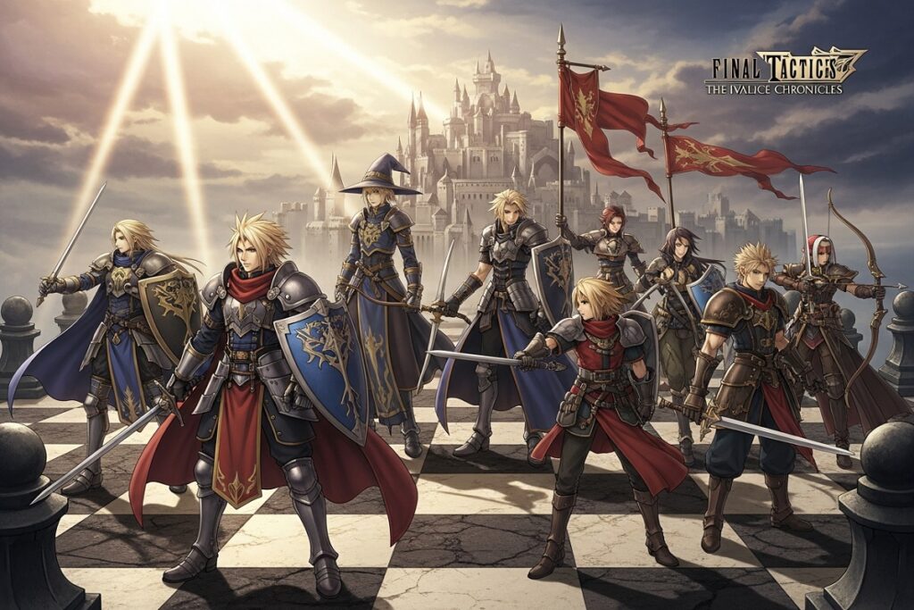 personnages inspirés de ceux de Final Fantasy Tactics: The Ivalice Chronicle