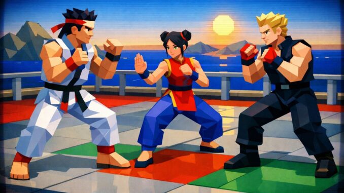 personnages inspirés de Virtua Fighter