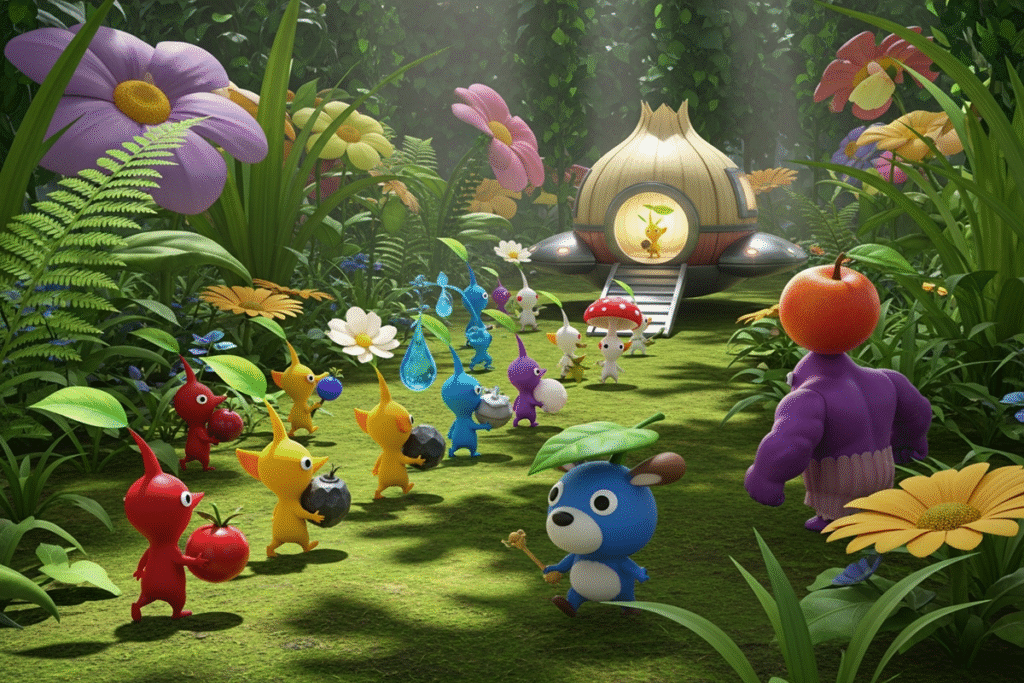 Gameplay d’un jeu similaire à Pikmin