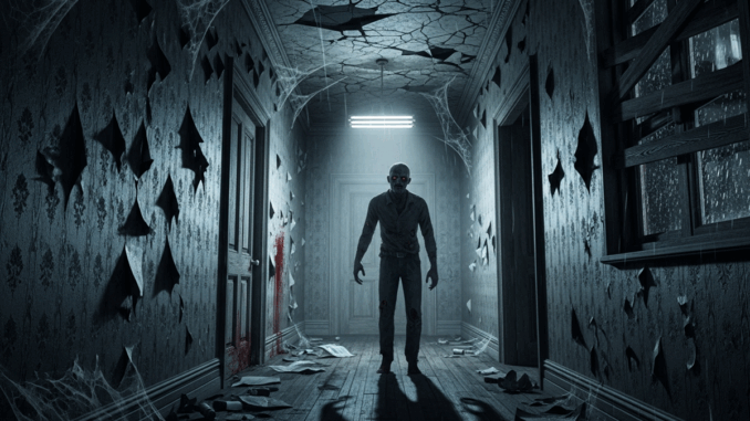 Gameplay d’un jeu de zombies comme Resident Evil Requiem