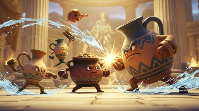 scènes d’action d’un jeu comme celui de Double Fine