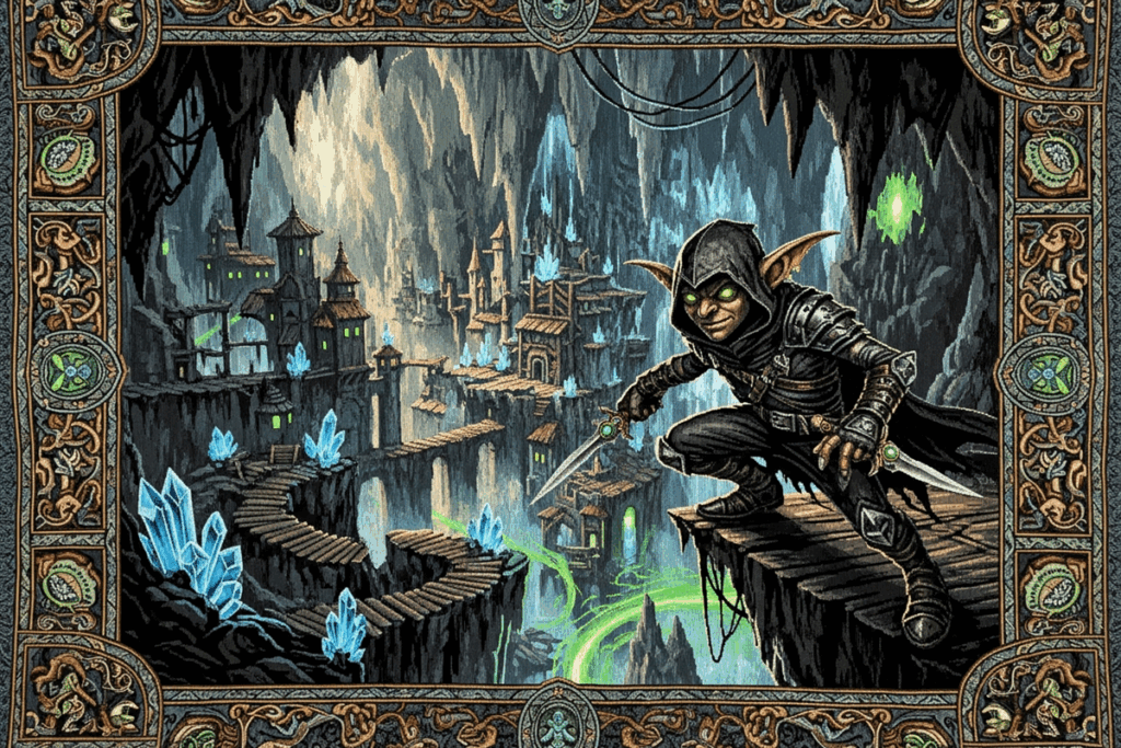 Illustration d’un jeu comme Styx : Blades of Greed