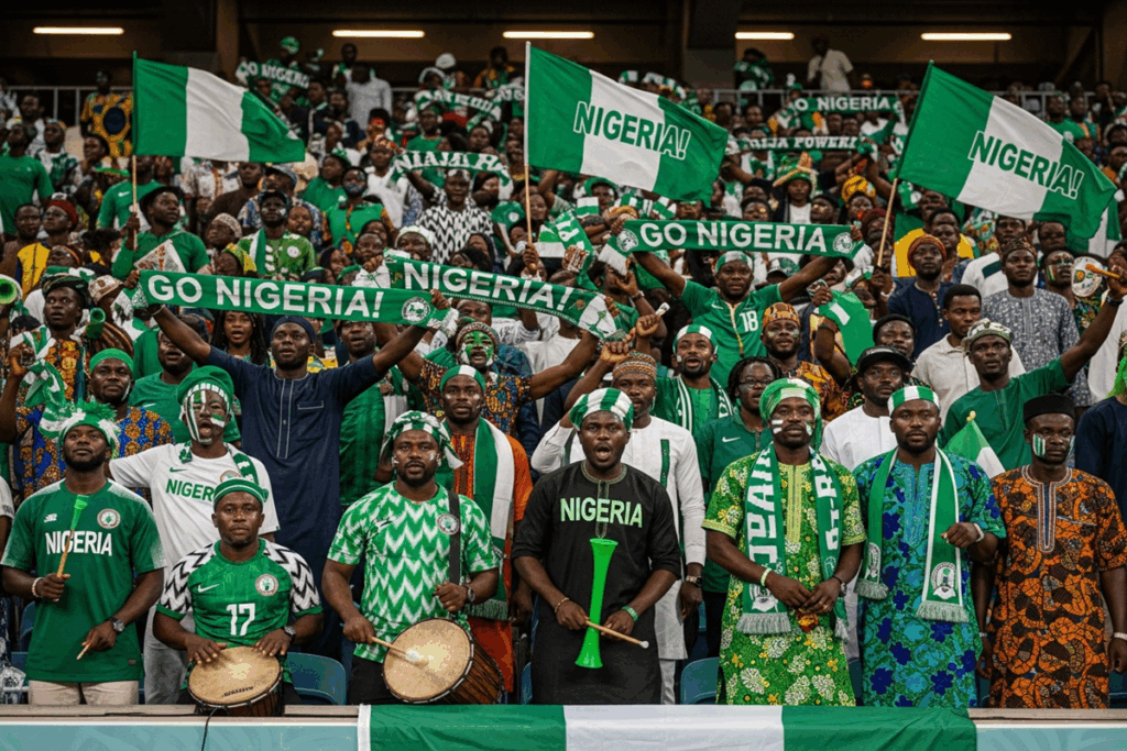 Supporteurs du Nigeria