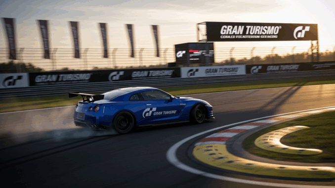 Gameplay d’un jeu de course comme Gran Turismo