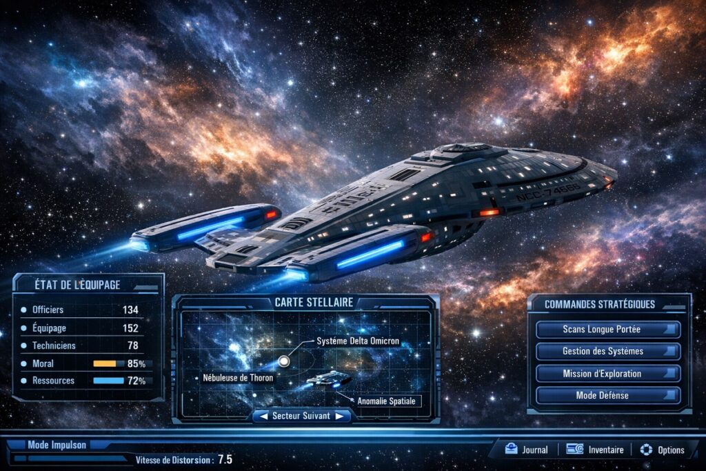  vue d’un jeu comme Star Trek Voyager: Across the Unknown