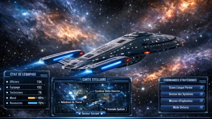 vue d’un jeu comme Star Trek Voyager: Across the Unknown