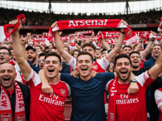 Les supporteurs Arsenal