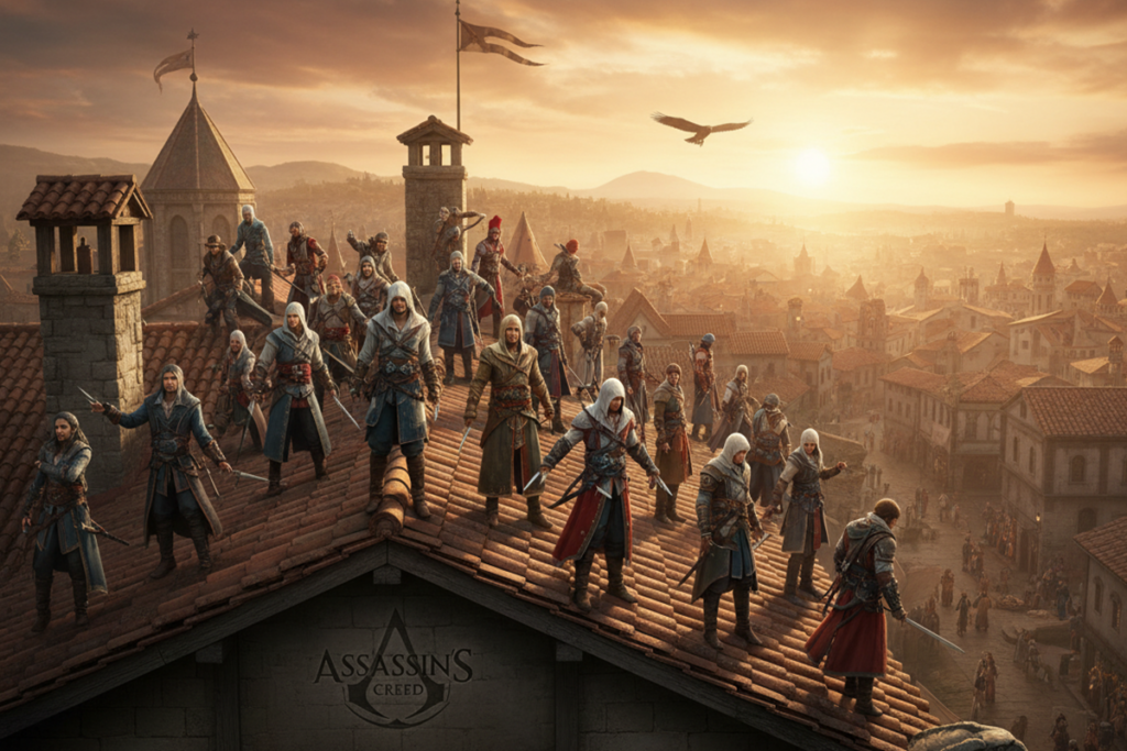Les personnages similaires aux jeux Assassin’s Creed
