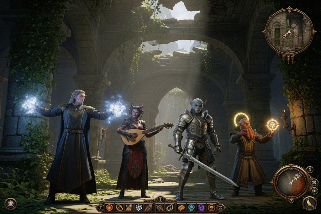 Héros d’un jeu RPG similaire à Baldur’s Gate 3