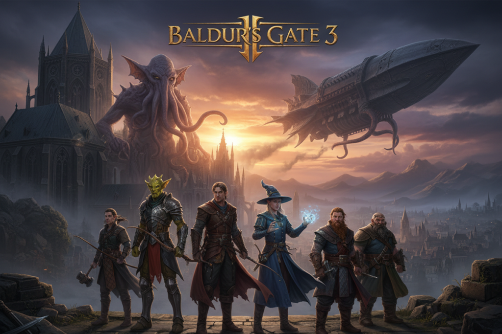 Jeu vidéo RPG similaire à Baldur’s Gate 3