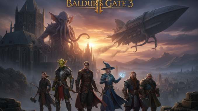 Jeu vidéo RPG similaire à Baldur’s Gate 3