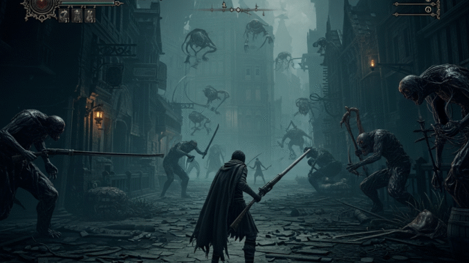 Gameplay d’un souls-like comme Bloodborne