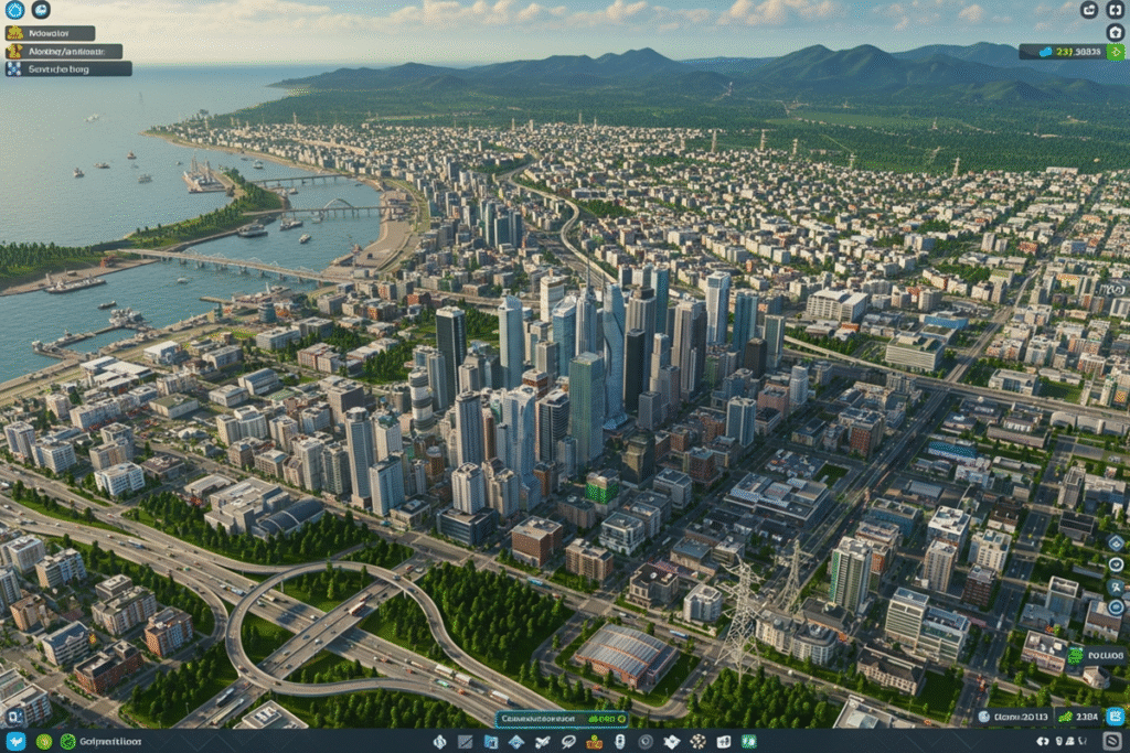 Gameplay d’un jeu de gestion comme Cities : Skylines 2